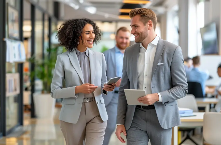 Photo of a happy attractive young professional